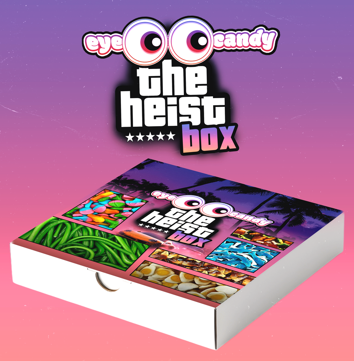 THE HEIST BOX - Candy Filled Pizza Box