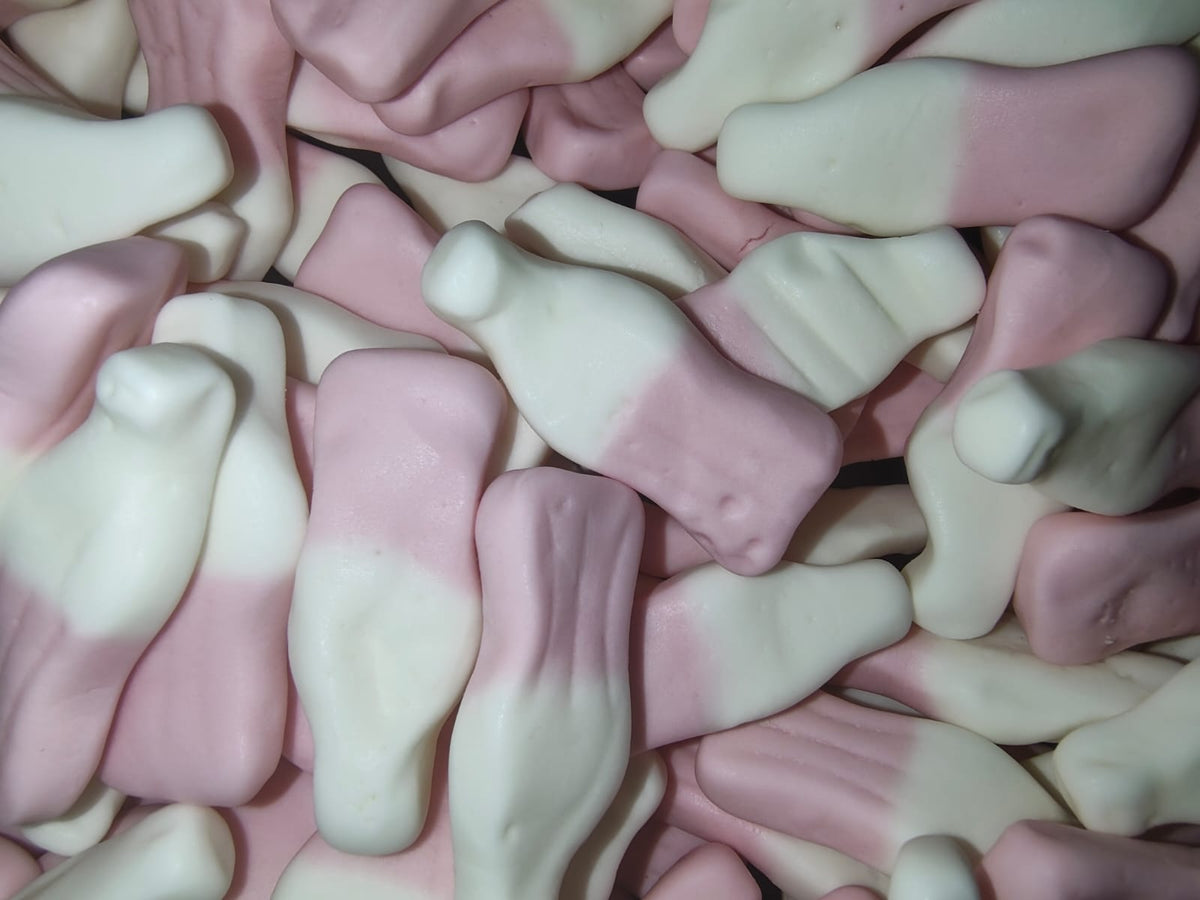 Pink Milkshake Bottles