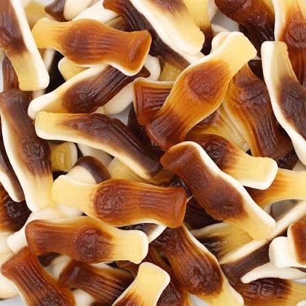 Jelly-Filled Cola bottles